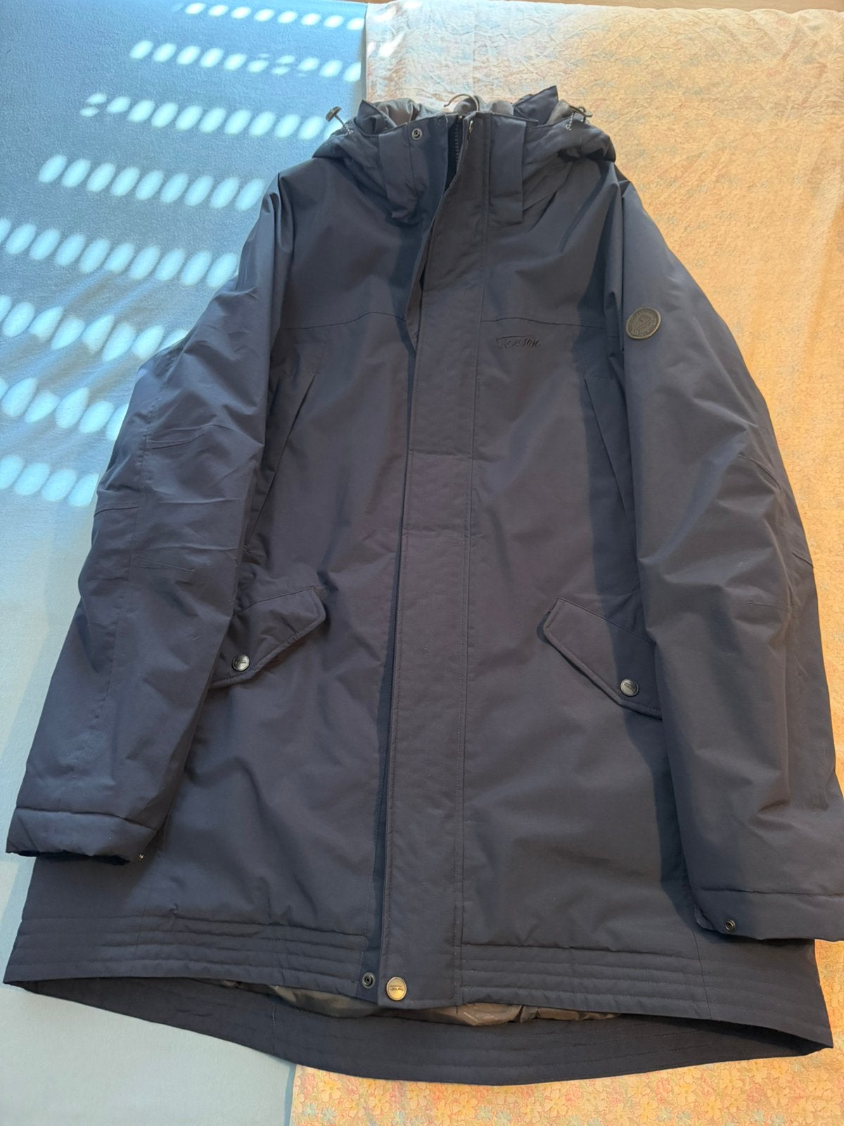 Tenson MPC heren winterjas parka donkerblauw maat XXL, Ophalen of Verzenden, Zo goed als nieuw, Maat 56/58 (XL), Blauw