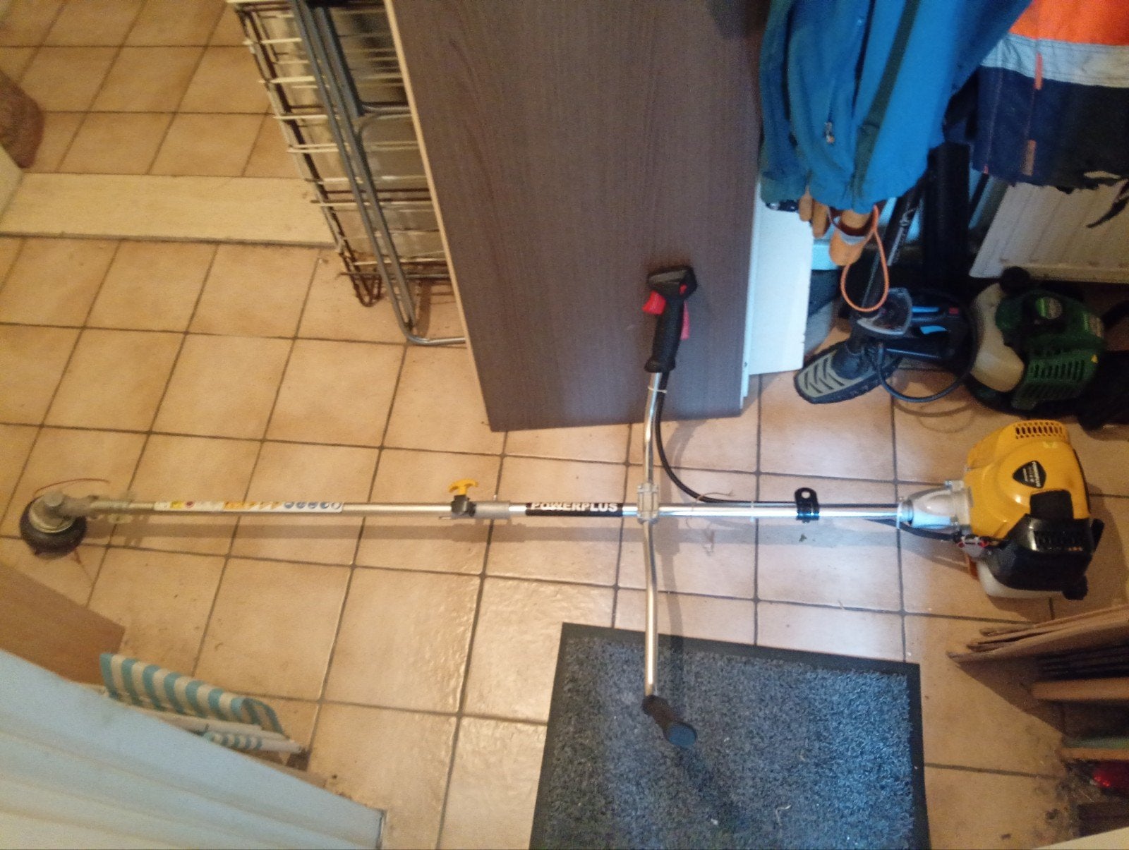 bosmaaier powerplus zo goed als nieuw, Tuin en Terras, Ophalen, Benzine, Zo goed als nieuw, Powerplus