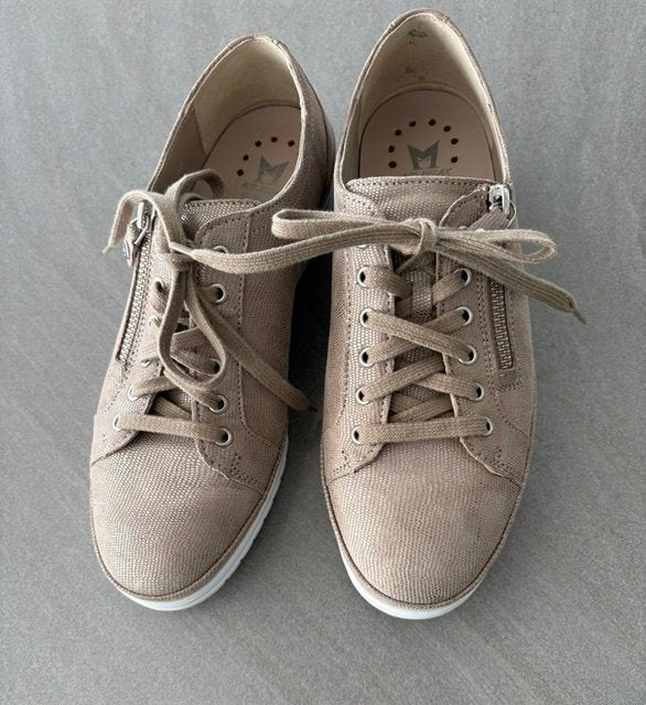 damesschoenen taupe,maat38,aankoopprijs 195,00euro, Kleding | Dames, Schoenen, Nieuw, Sneakers, Beige, Verzenden