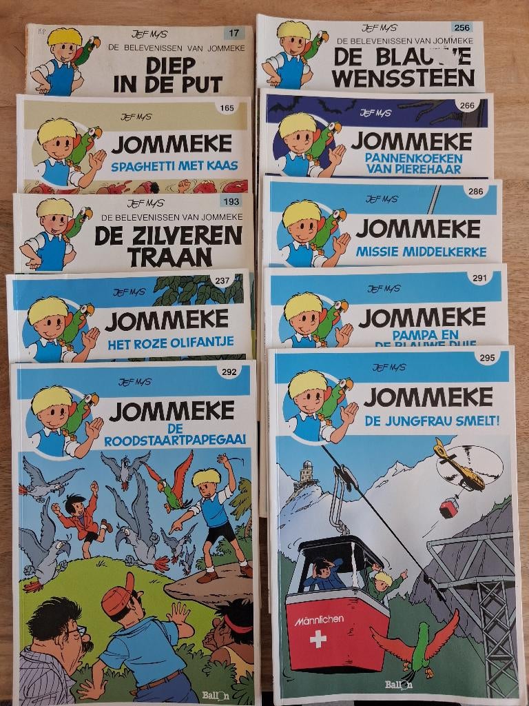Lot van Jommeke strips, Meerdere stripboeken, Ophalen, Gelezen, Jef Nys.