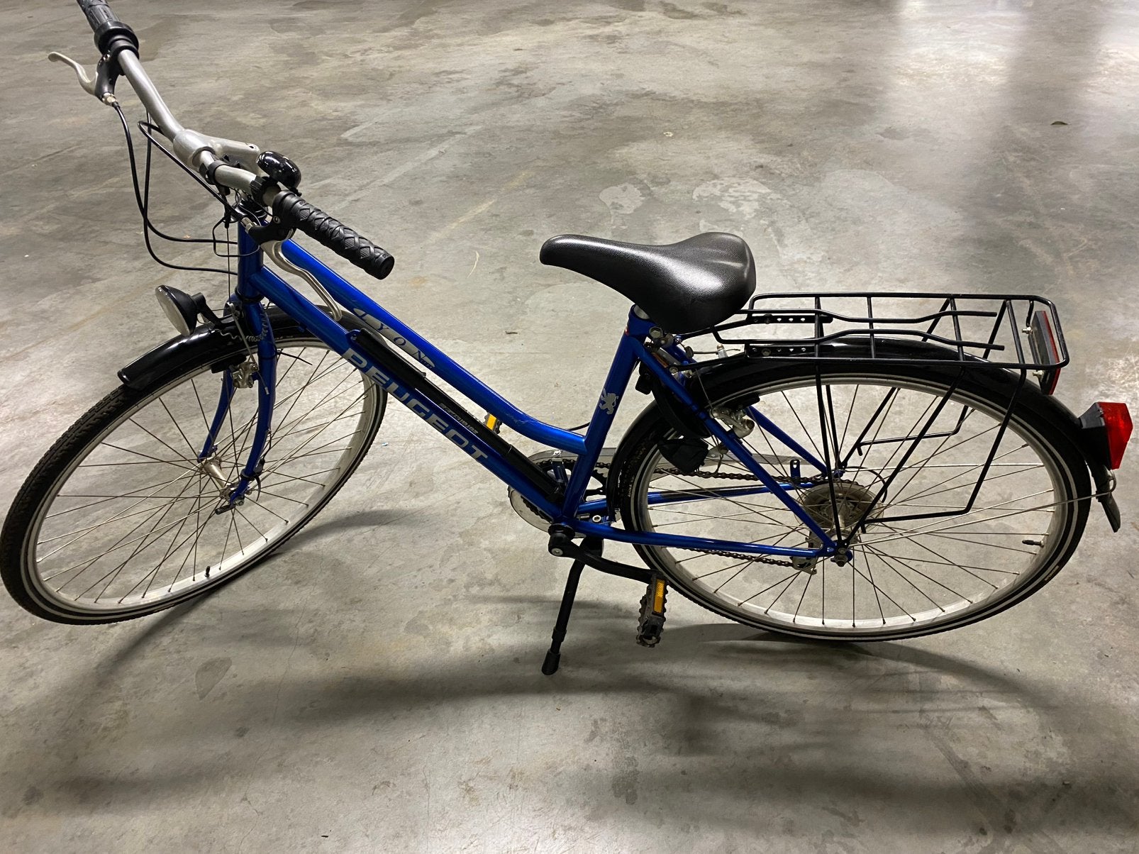Meisjesfiets Peugeot blauw, Fietsen en Brommers, Fietsen | Dames | Sportfietsen en Toerfietsen, Ophalen, Zo goed als nieuw, Overige merken