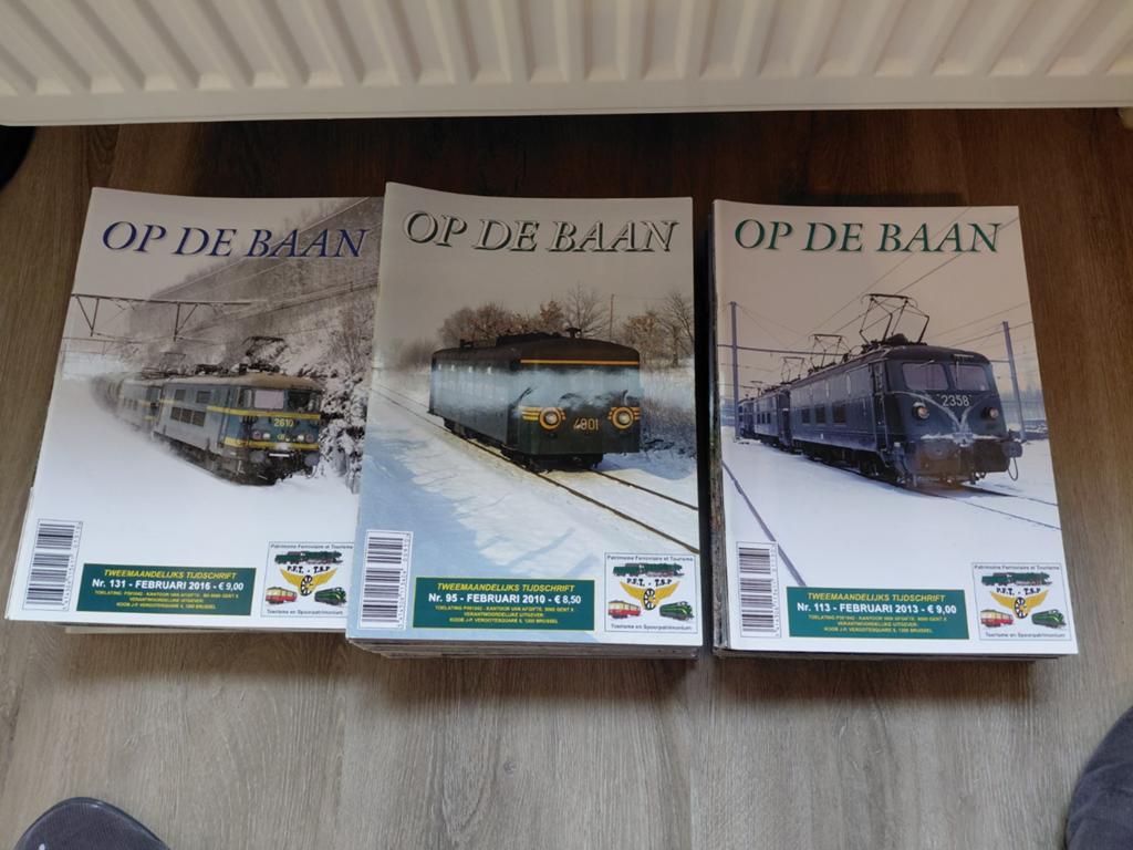 Magazines du NMBS Op De Baan., Livres, Enlèvement, Comme neuf