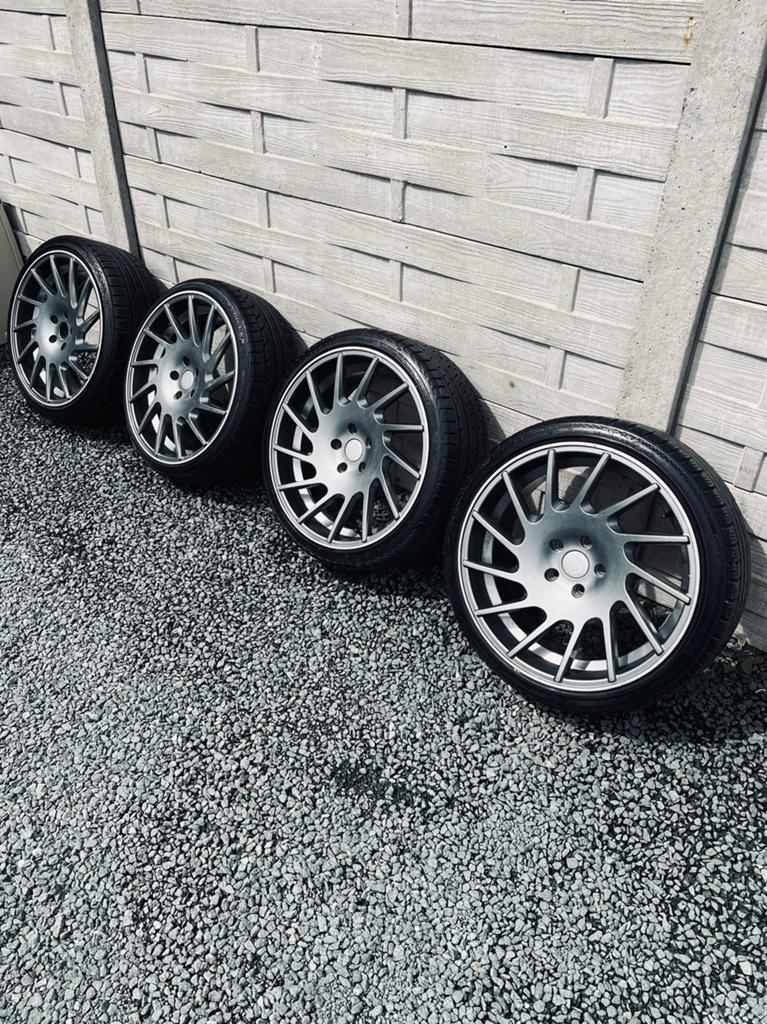 19 inch 5x112 Rotiform Velgen met banden, Auto-onderdelen, Banden en Velgen, Banden en Velgen, Zomerbanden, 19 inch, 235 mm, Ophalen