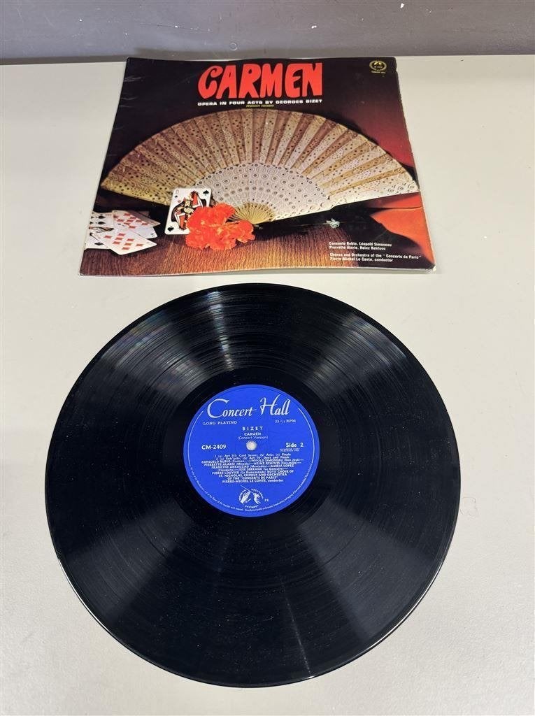 Vinyl LP - Bizet Carmen Opera in Four Acts, CD & DVD, Vinyles | Classique, Enlèvement ou Envoi, Comme neuf, LP