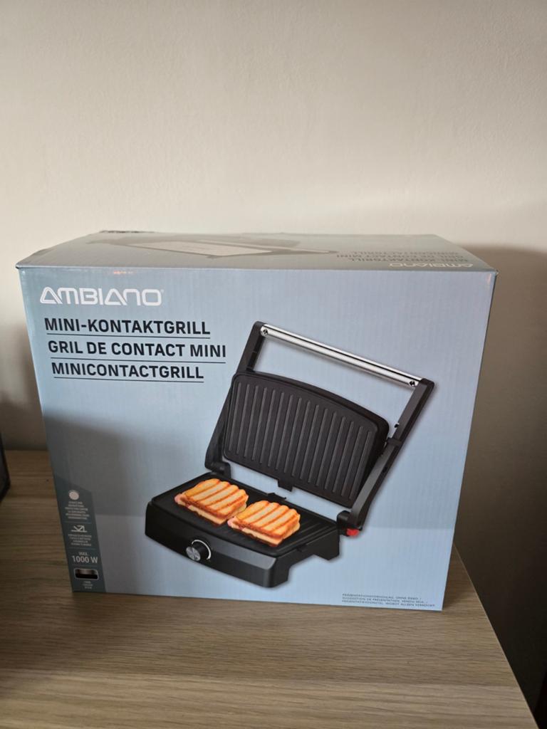 Mini-grill à contact flambant neuf., Electroménager, Grils de contact, Enlèvement ou Envoi