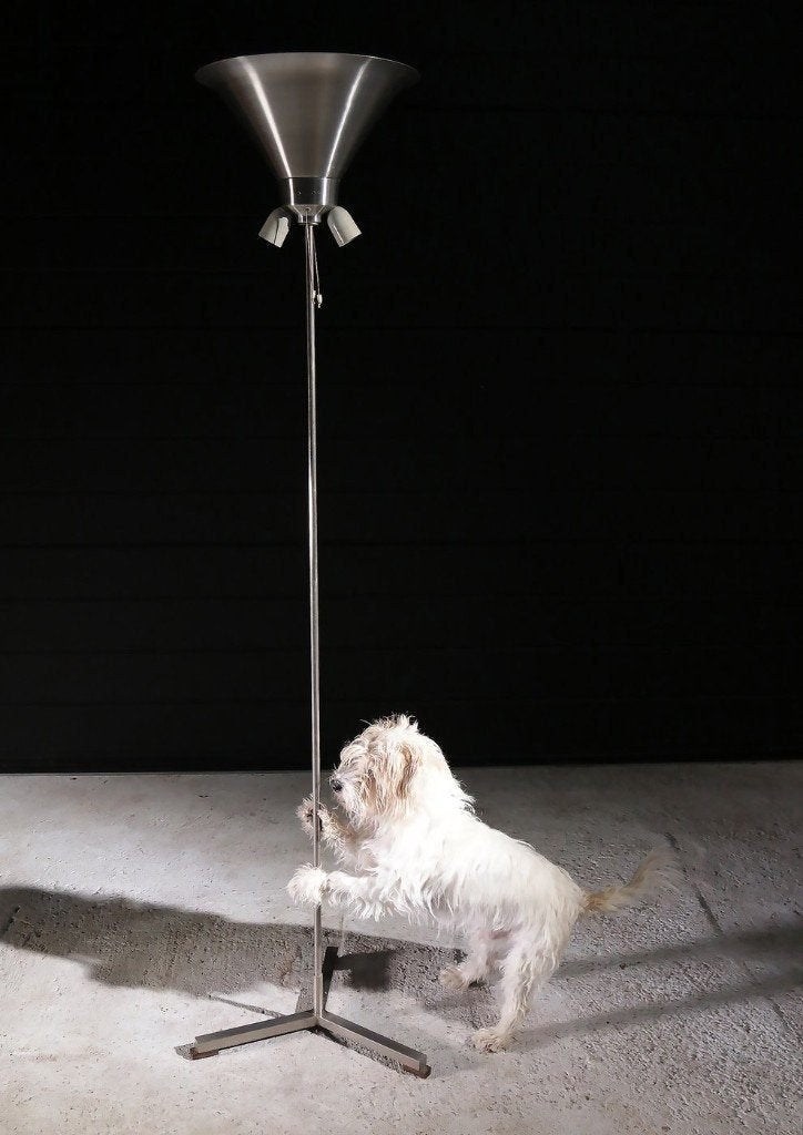 Vintage Dutch Design W. Hagoort vloerlamp model 353, Antiek en Kunst, Ophalen