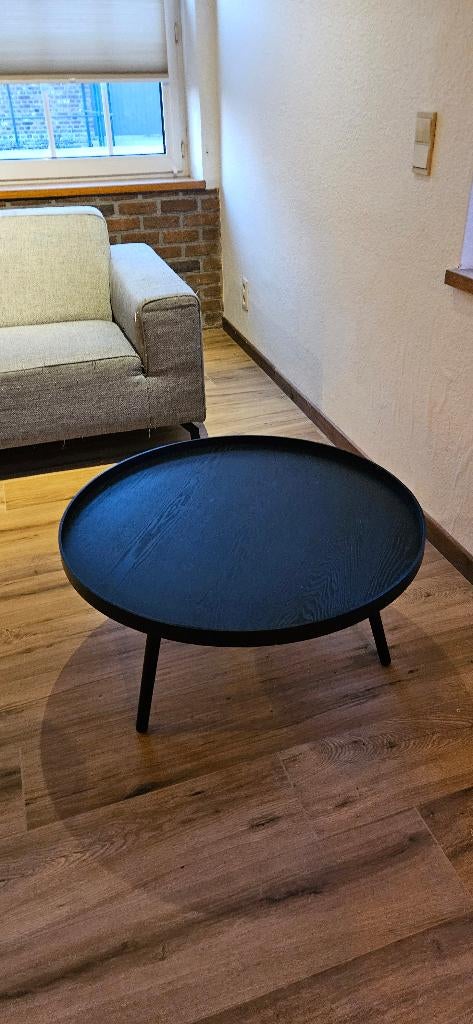Bijzettafel salontafel, Ophalen, 50 tot 100 cm, Rond, 50 tot 100 cm
