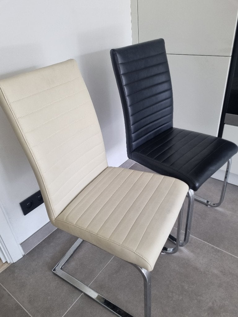 6 gratis stoelen, Ophalen, Gebruikt, Overige kleuren, Metaal
