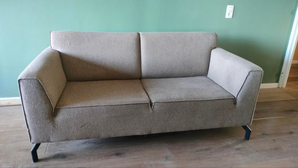 2 zit zetel grijsbruin, Ophalen