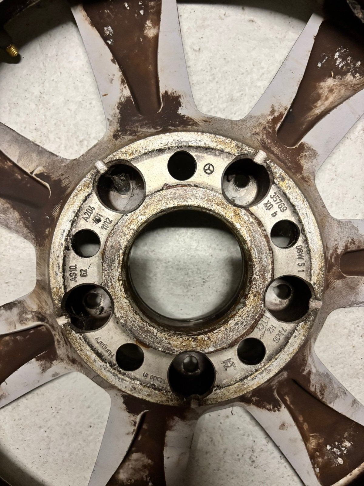 Mercedes velgen, Auto-onderdelen, Ophalen, Gebruikt, Velg(en), 16 inch