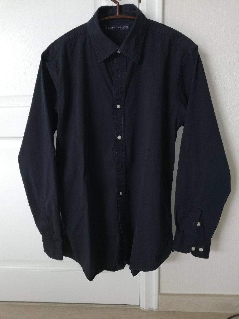 Overhemd medium, Kleding | Heren, Blauw, Tommy hilfiger, Gedragen, Halswijdte 39/40 (M)
