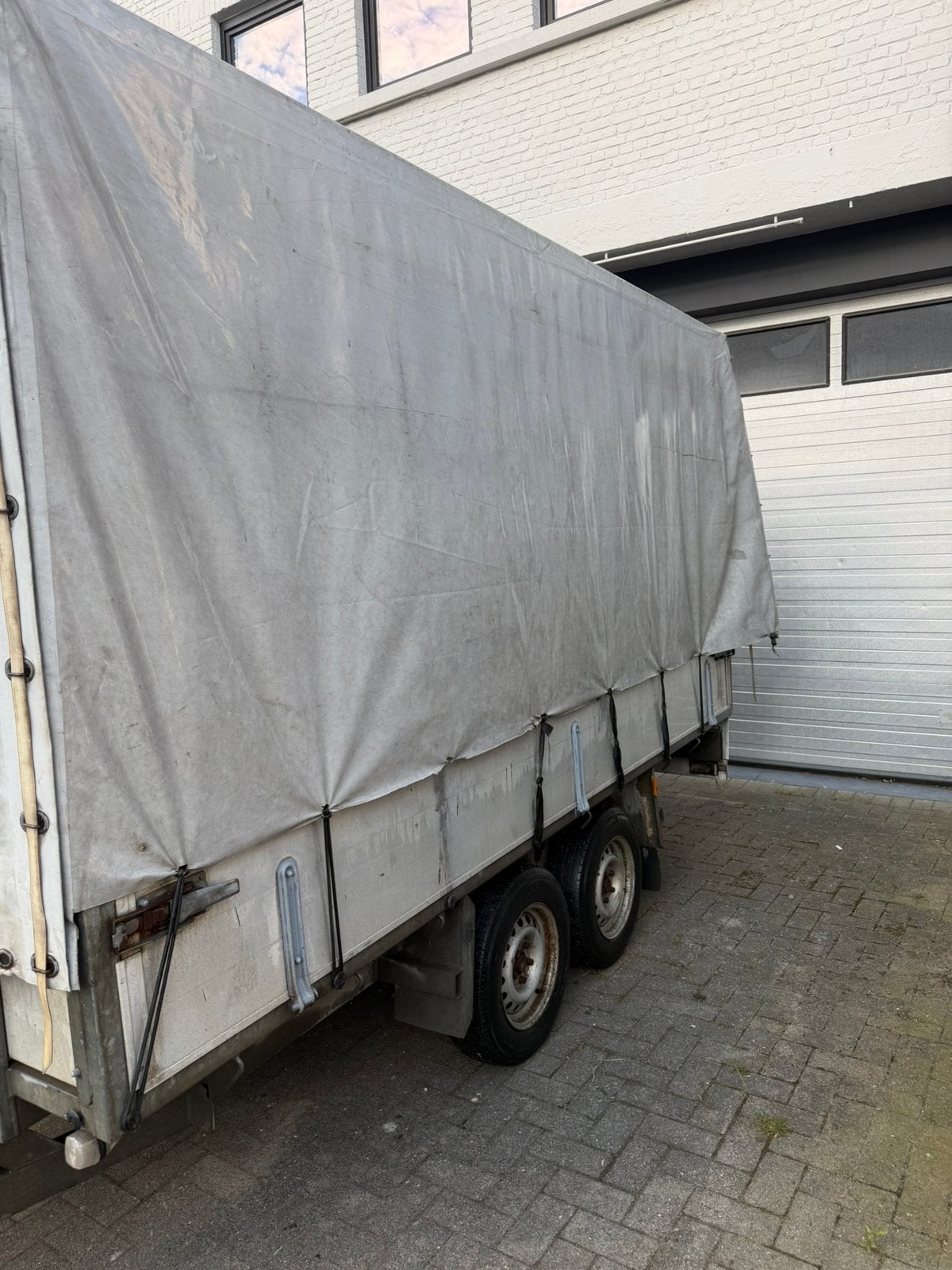 Remorque avec auvent 2500 kg, Enlèvement, Comme neuf
