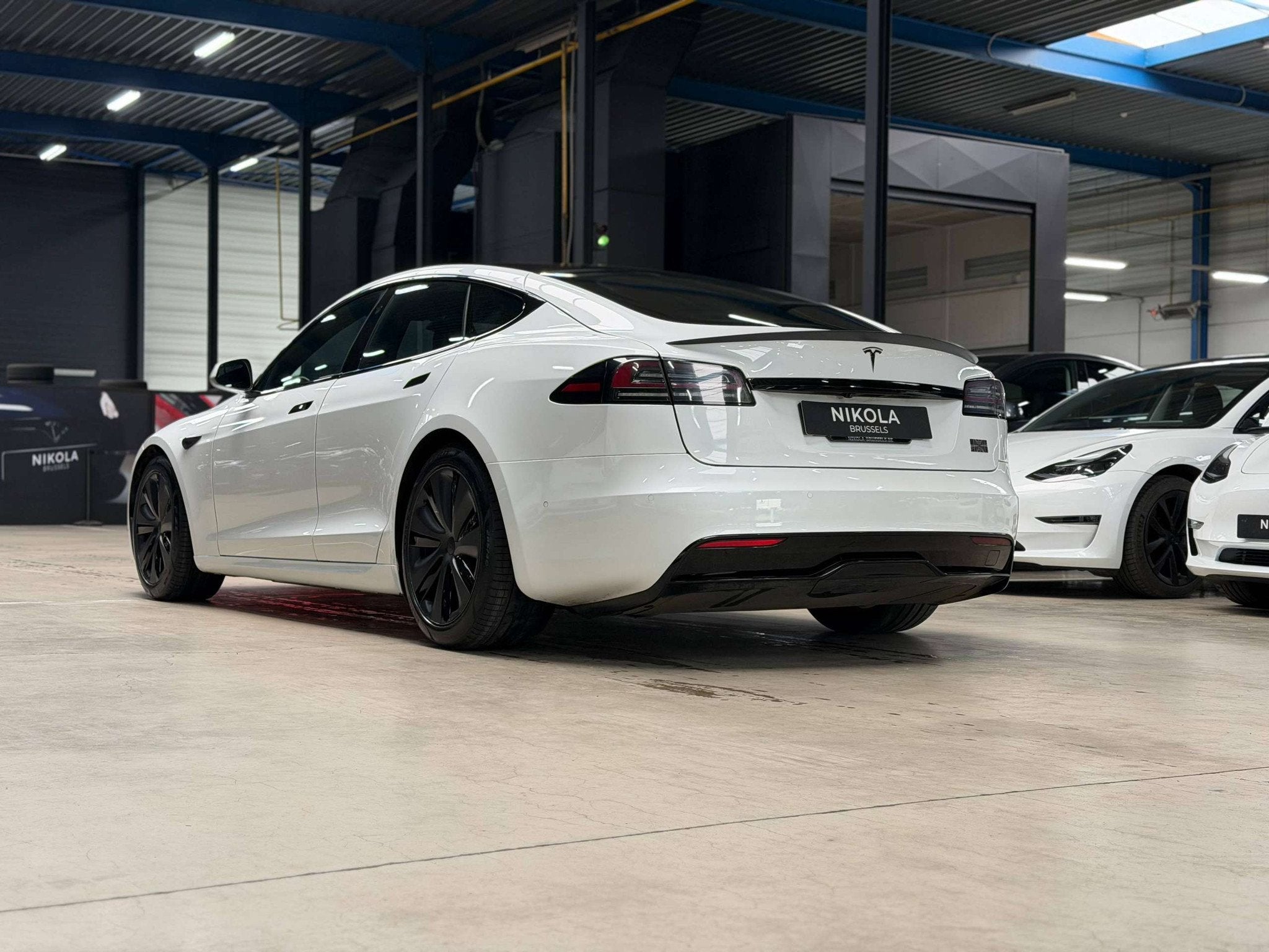 Tesla Model S PLAID - 1020 HP - 0 to 100km/h in 2.1 SECONDS, Automaat, 75 kW, Gebruikt, Wit