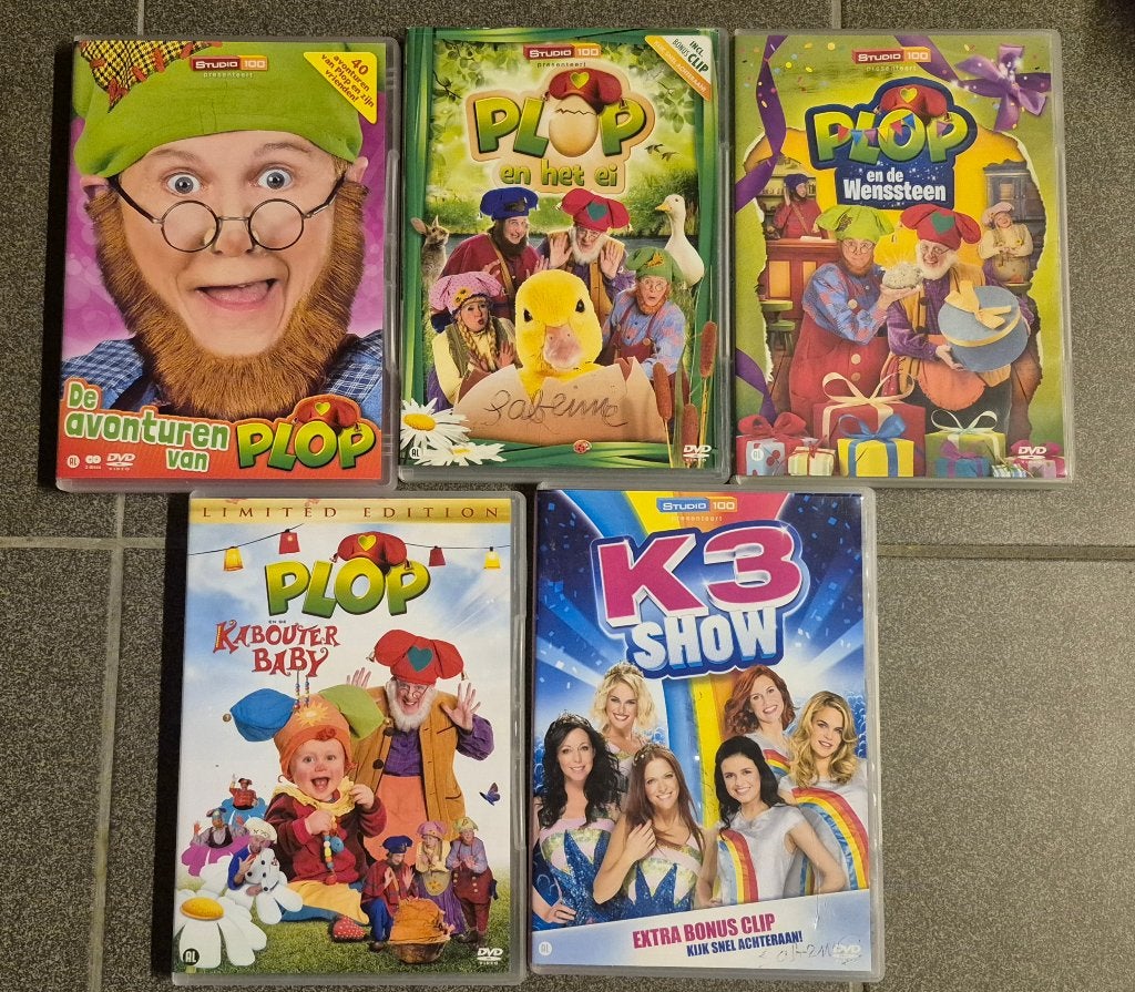 DVD's PLOP, Mega Mindy, Mega Toby, K3, Amika, Pokémon, Cd's en Dvd's, Avontuur, Alle leeftijden, Nederlands, Bonusmateriaal