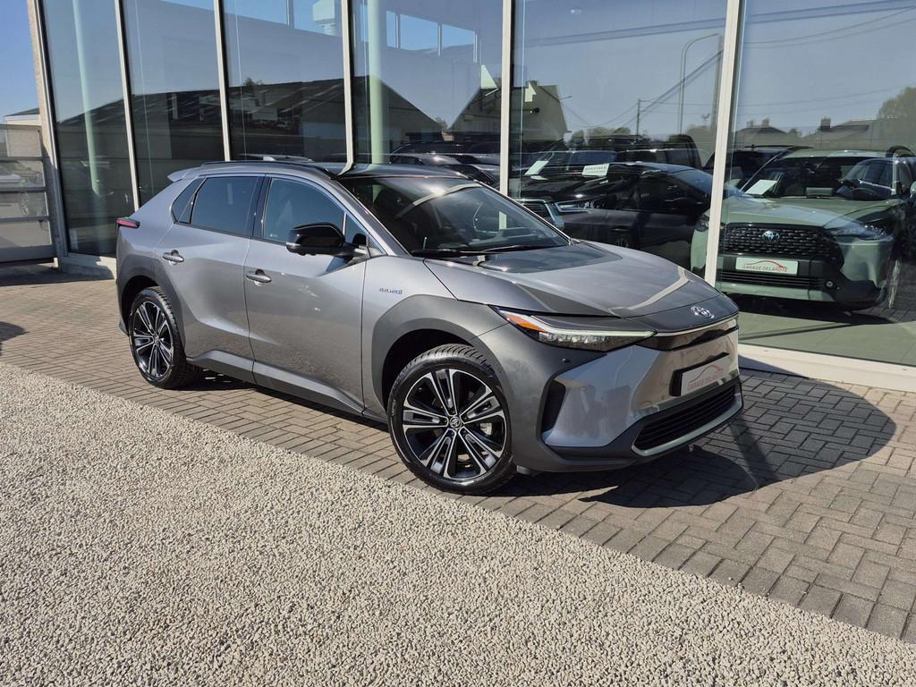 Toyota Bz4x AWD PREMIUM +Trekhaak +Pano dak +LEDER +JBL +360, Cuir, Achat, Entreprise, Phares entièrement LED