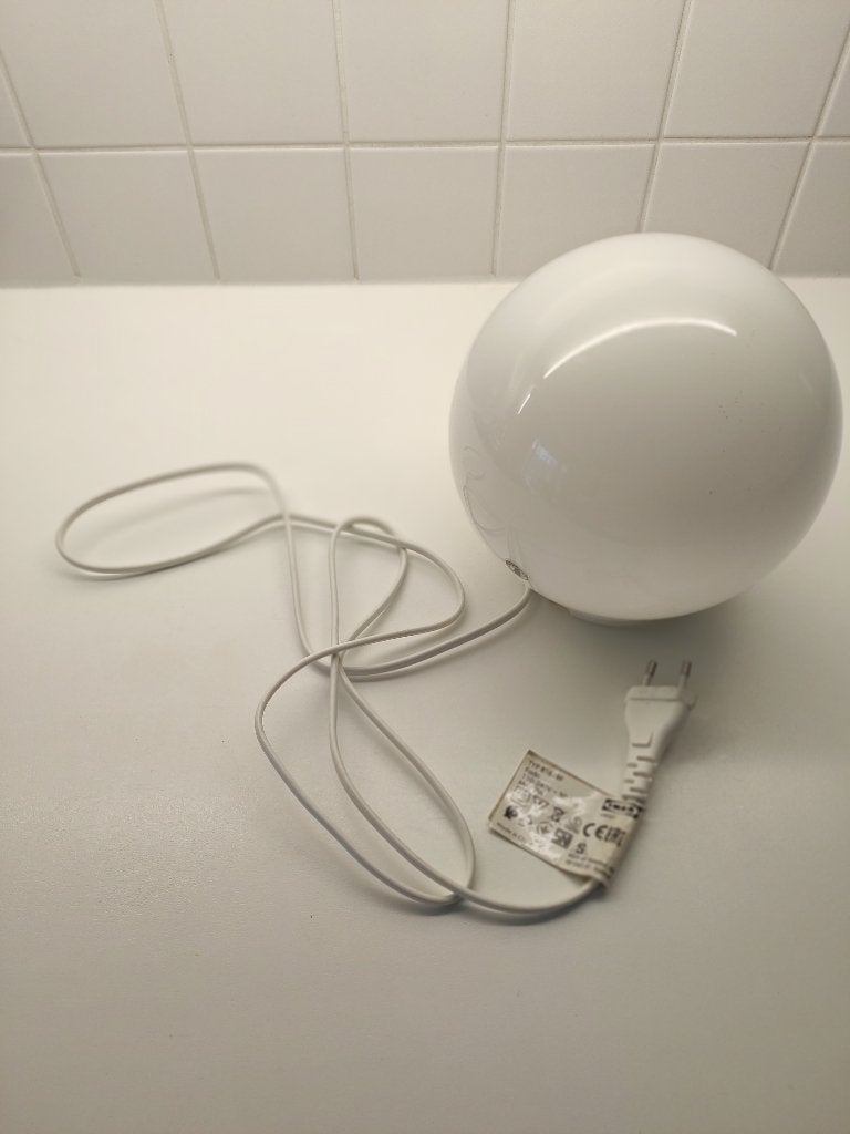 FADO Tafellamp, wit, 25 cm, Ikea, Ophalen, Wit, IKEA, Glas