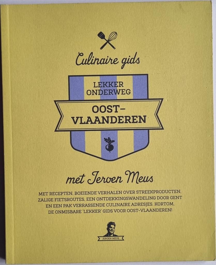 Culinaire gids Oost-Vlaanderen - Jeroen Meus - 2015, Jeroen Meus, Zo goed als nieuw, Tapas, Hapjes en Dim Sum, Ophalen of Verzenden