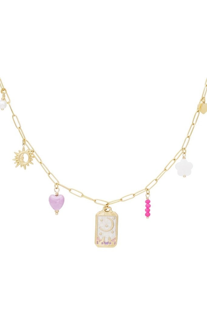 bedelketting tiny moon, Bijoux, Sacs & Beauté, Enlèvement ou Envoi, Neuf