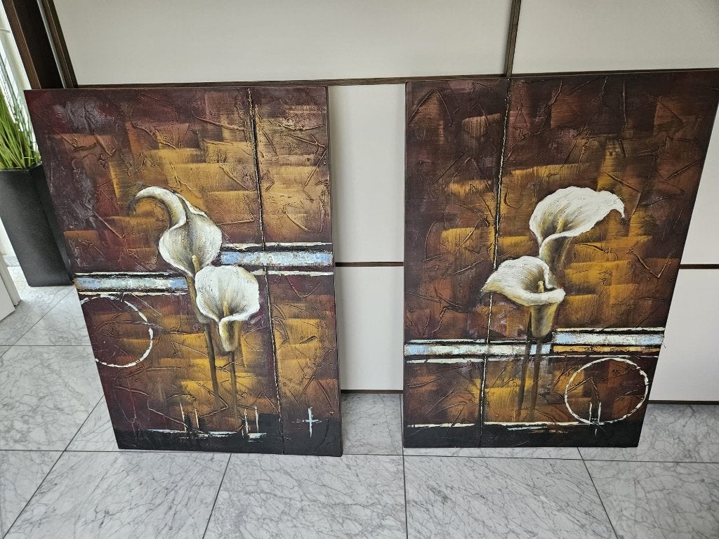 Peintures (2) en très bon état, Enlèvement, Comme neuf