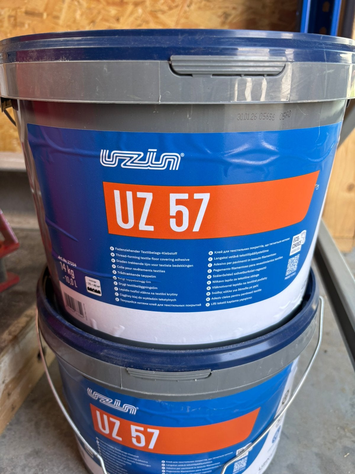 Lijm tapijt uz57, Ophalen, Nieuw