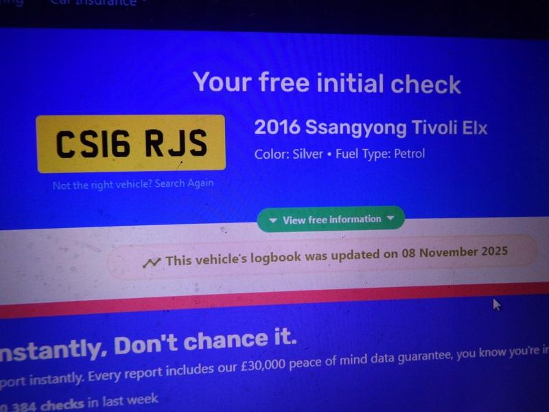 Moteur G16DF Complet XLV SSANGYONG TIVOLI, Verzenden, Gebruikt, Overige automerken