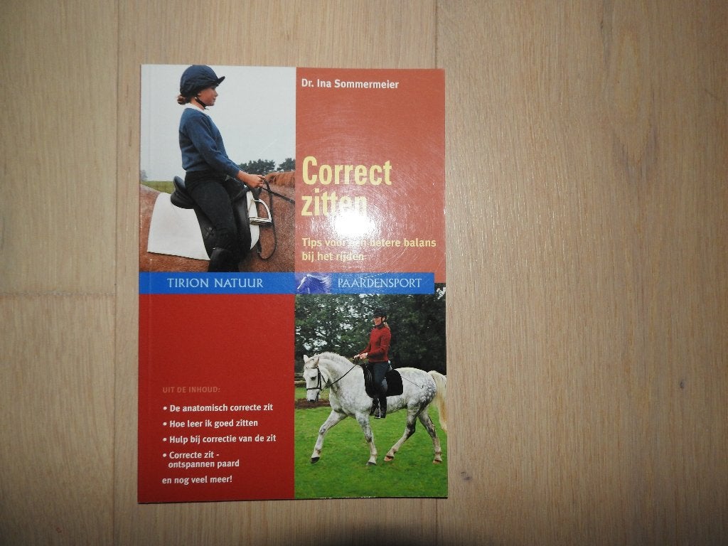 CORRECT ZITTEN PAARDENSPORT, Boeken, Dieren en Huisdieren, Ophalen, Zo goed als nieuw, Paarden of Pony's
