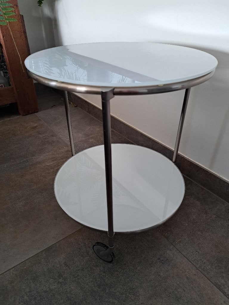 bijzettafeltje op wielen, Huis en Inrichting, Ophalen, Rond