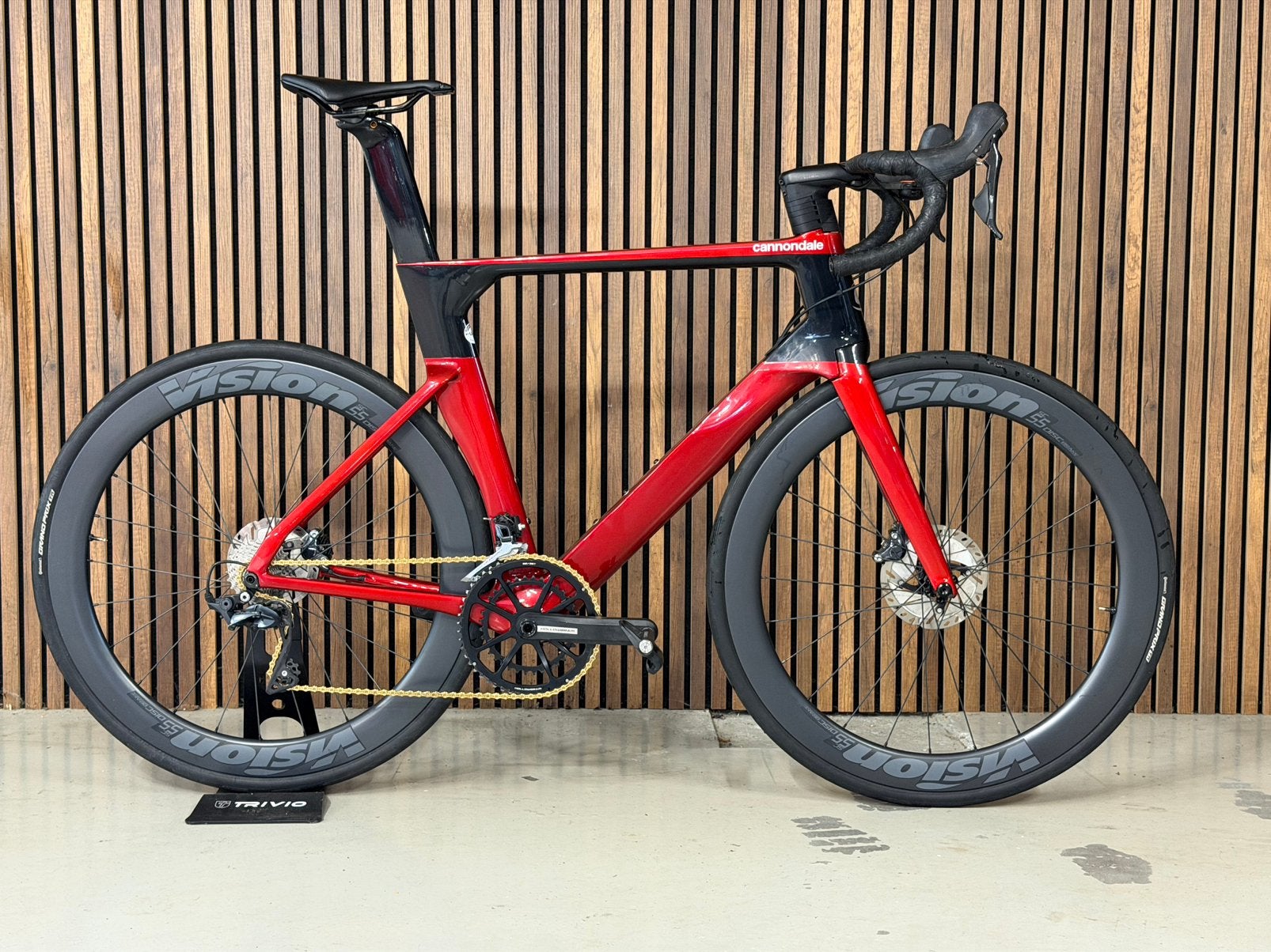 Cannondale SystemSix Candy Red Ultegra Vision SC55 FM58, Vélos & Vélomoteurs, Vélos | Vélos de course, Comme neuf, Hommes, Giant