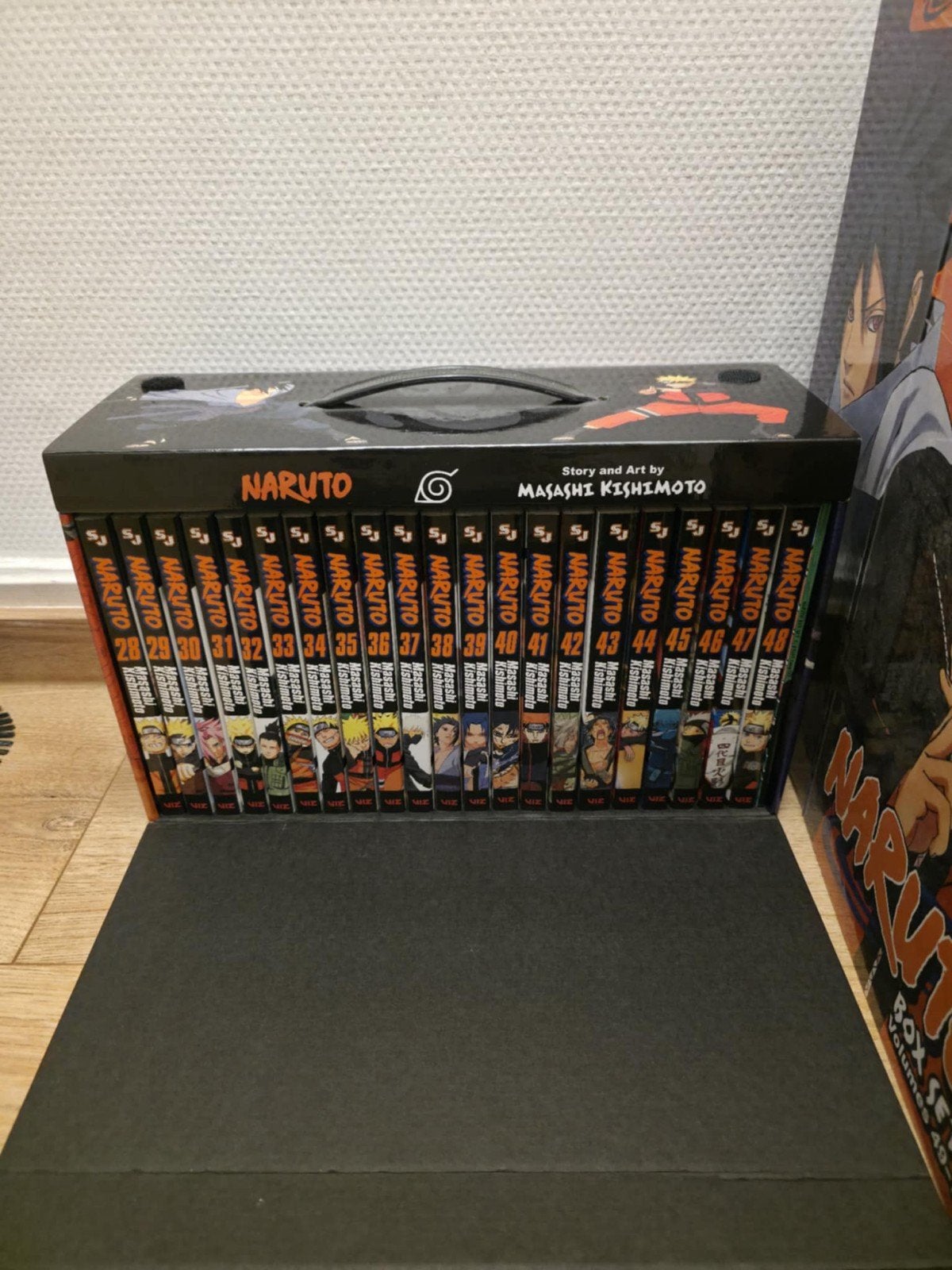 Te koop wegens stopzetting hobbieNaruto manga box set 2 in p, Ophalen