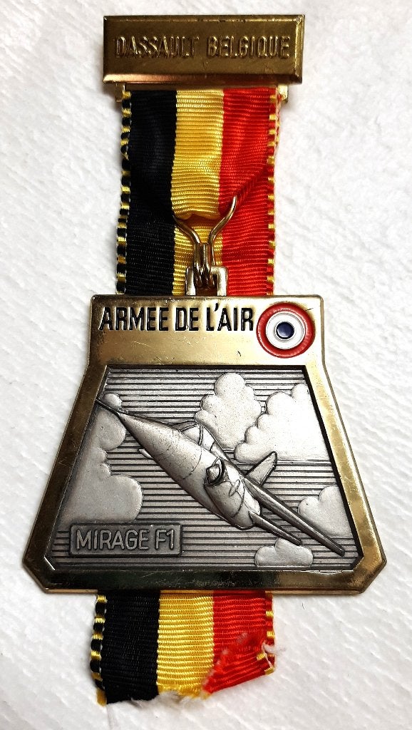 Dassault Mirage F1-medaille voor gevechtsvliegtuigen, Ophalen of Verzenden