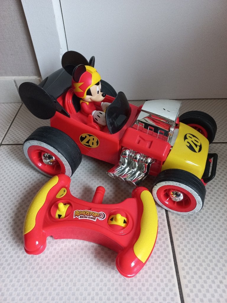 Mickey's op afstand bestuurbare auto Disney, Ophalen of Verzenden, Gebruikt, Afstandsbediening