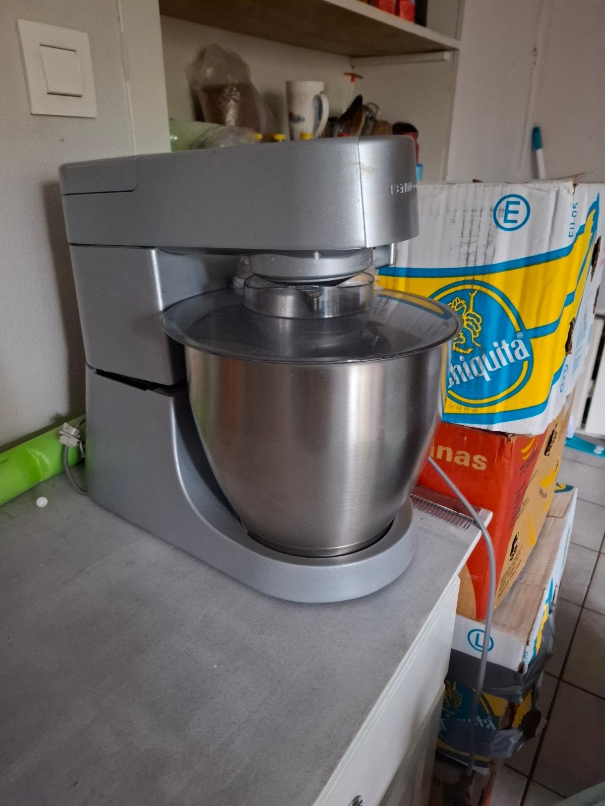 kenwood mixer compleet, Résiste au lave-vaisselle, Comme neuf, Enlèvement, 3 vitesses ou plus