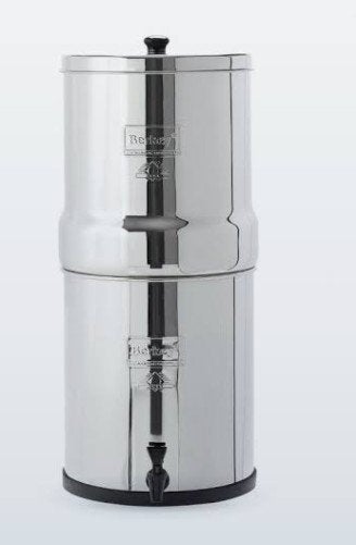 Purificateur d'eau BERKEY 8,5 litres + 4 filtres au charbon, Enlèvement, Comme neuf