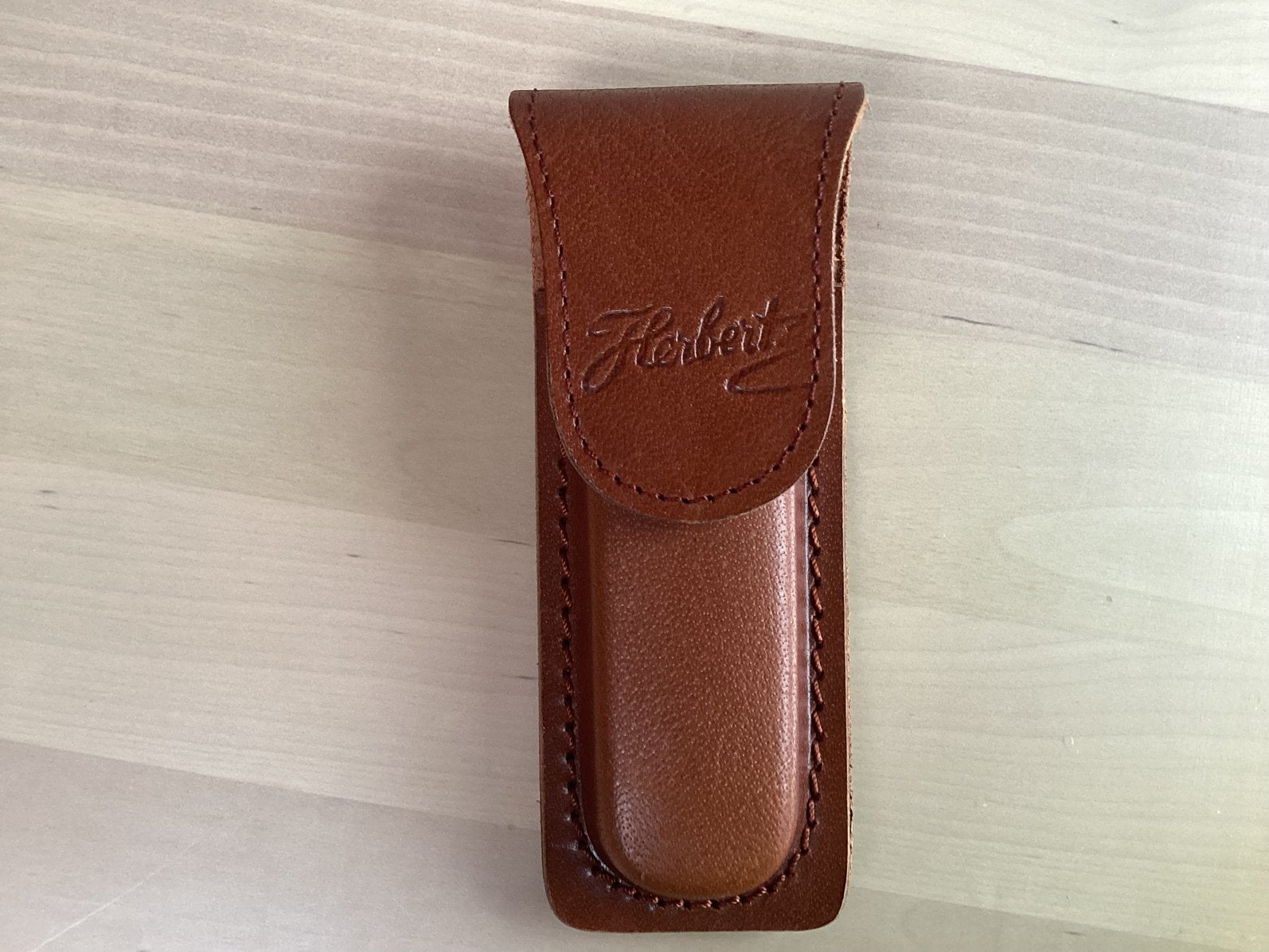 Etui ceinture en cuir Herbertz, Enlèvement, Comme neuf