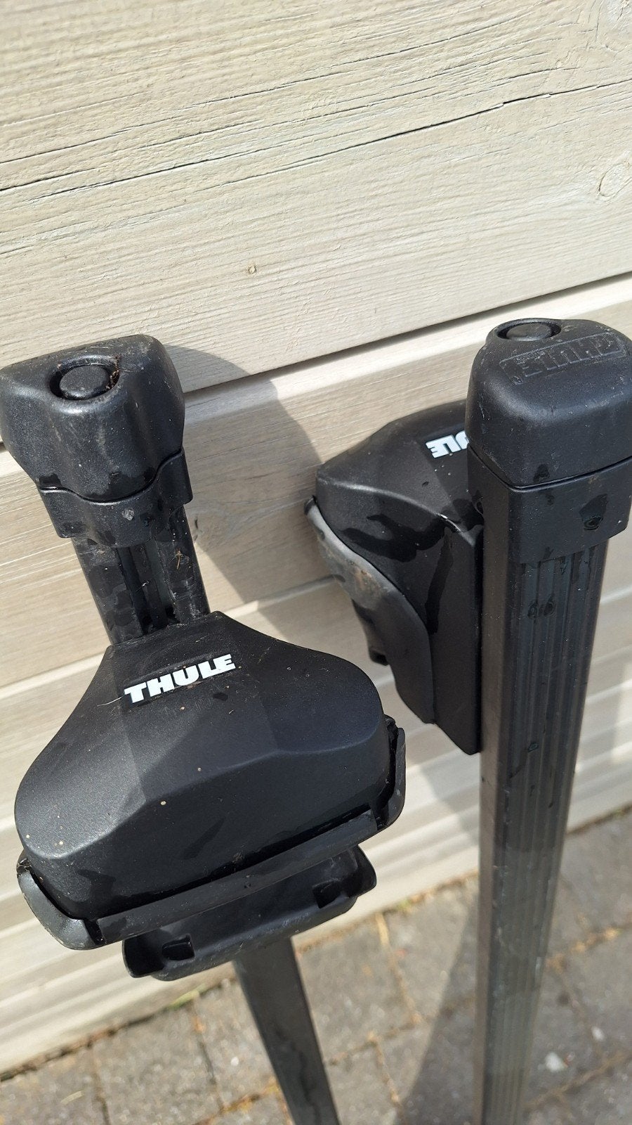Thule universele dakdragers open rails, Ophalen, Gebruikt