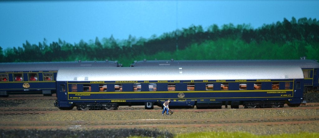 CIWL 4599: Beddenwagen van de NMBS - Roco 44050 - HO/DC, Hobby en Vrije tijd, Modeltreinen | H0, Gebruikt, Gelijkstroom, Wagon