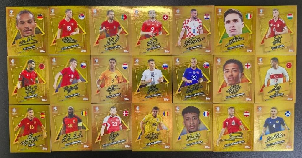 Euro 2024 Topps SP, Envoi, Comme neuf, Plusieurs autocollants