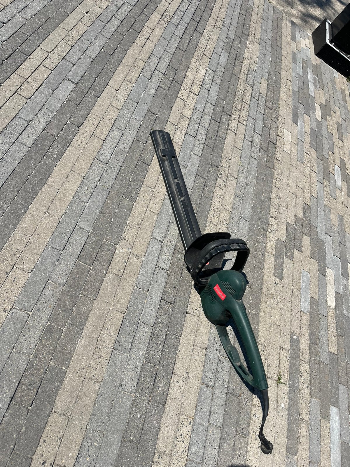 Heggenschaar Metabo 600mm zaagblad, Tuin en Terras, Ophalen