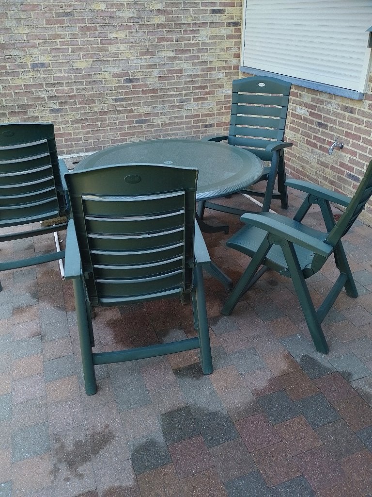 Tuinset, Salons de jardin, Comme neuf, Synthétique, Enlèvement