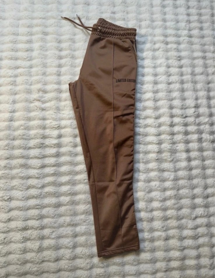 BoohooMan bruine joggingbroek stijl Y2K maat M, Ophalen of Verzenden, Zo goed als nieuw