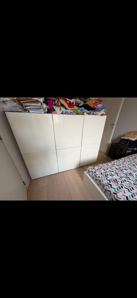 Armoire, Maison & Meubles, Enlèvement, Utilisé, Verre, Avec tablette(s)