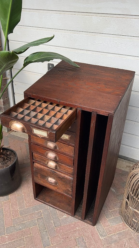 Armoire à imprimerie/armoire à lettres - Linotype, Antiquités & Art, Enlèvement