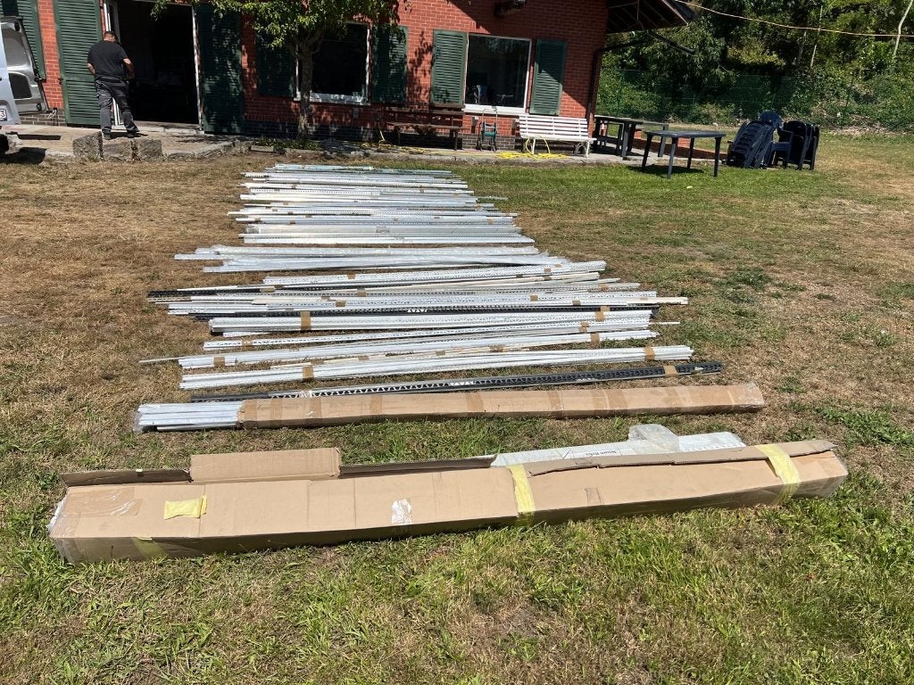 LOT à vendre profilé de carrelage 8 à 11 mm aluminium + PVC, Neuf, 60 cm ou plus, Enlèvement, Autres types