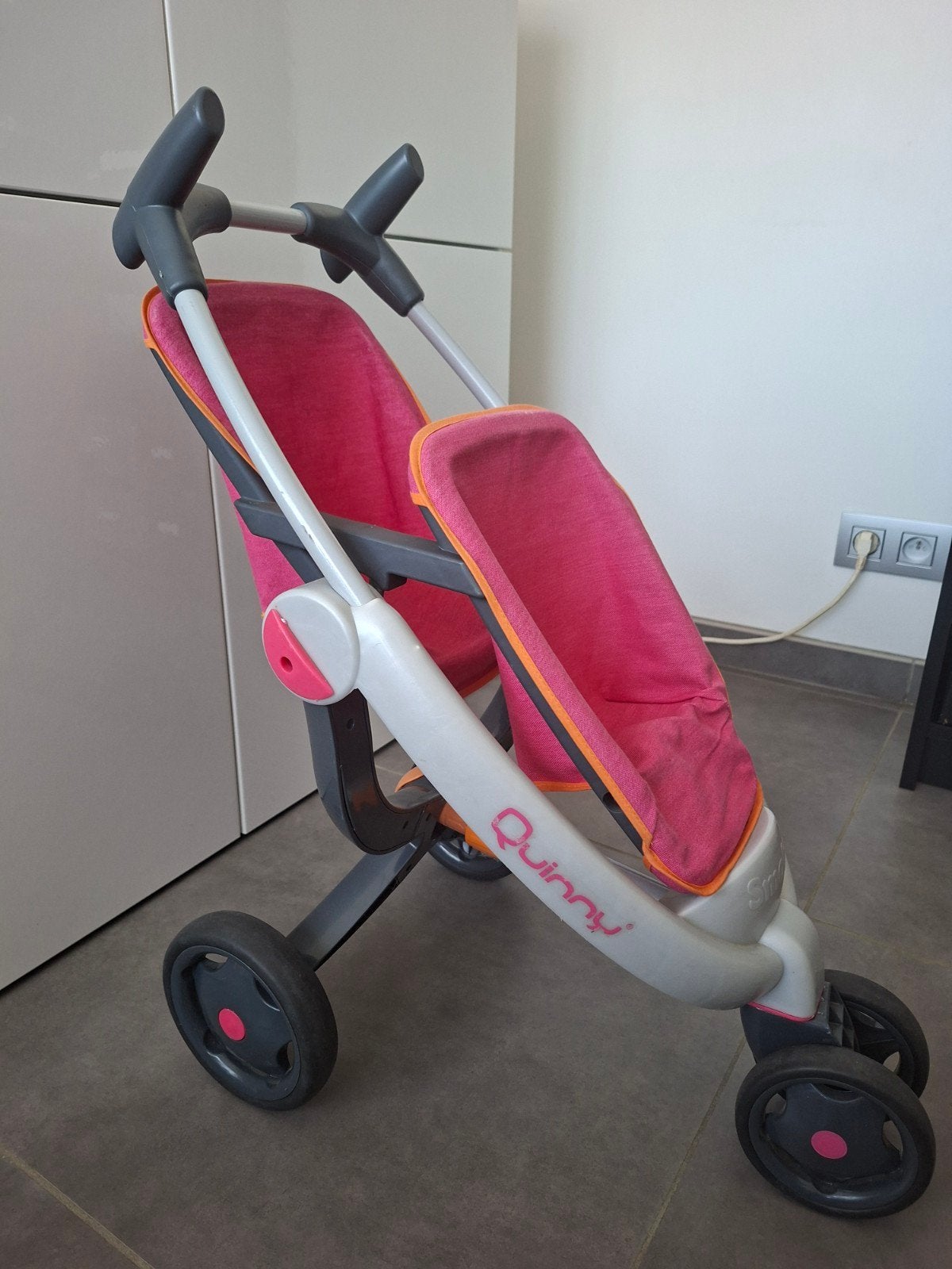 Poppenwagen Quinny Tweelingbuggy, Kinderen en Baby's, Speelgoed | Poppen, Ophalen