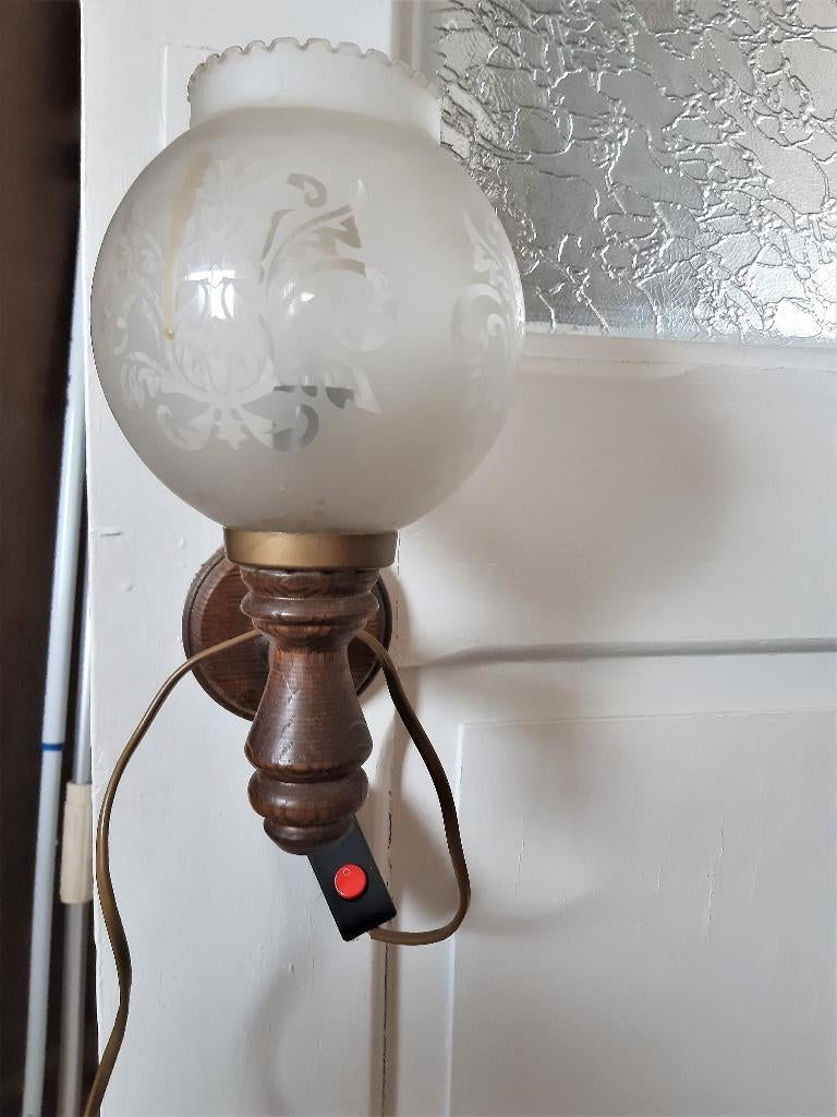 vintage retro , wandlampjes nachtlampjes., Huis en Inrichting, Ophalen, Gebruikt
