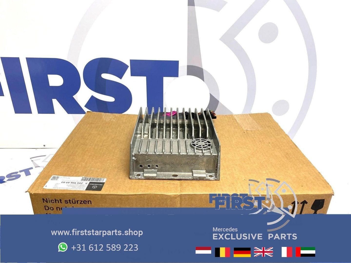 A2129002401 HARMAN BECKER VERSTERKER Mercedes Benz E KLASSE, Ophalen of Verzenden, -, -, -