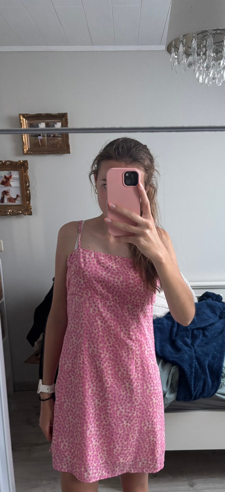 Roze jurk Loavies, Kleding | Dames, Ophalen of Verzenden, Zo goed als nieuw, Maat 34 (XS) of kleiner, Roze