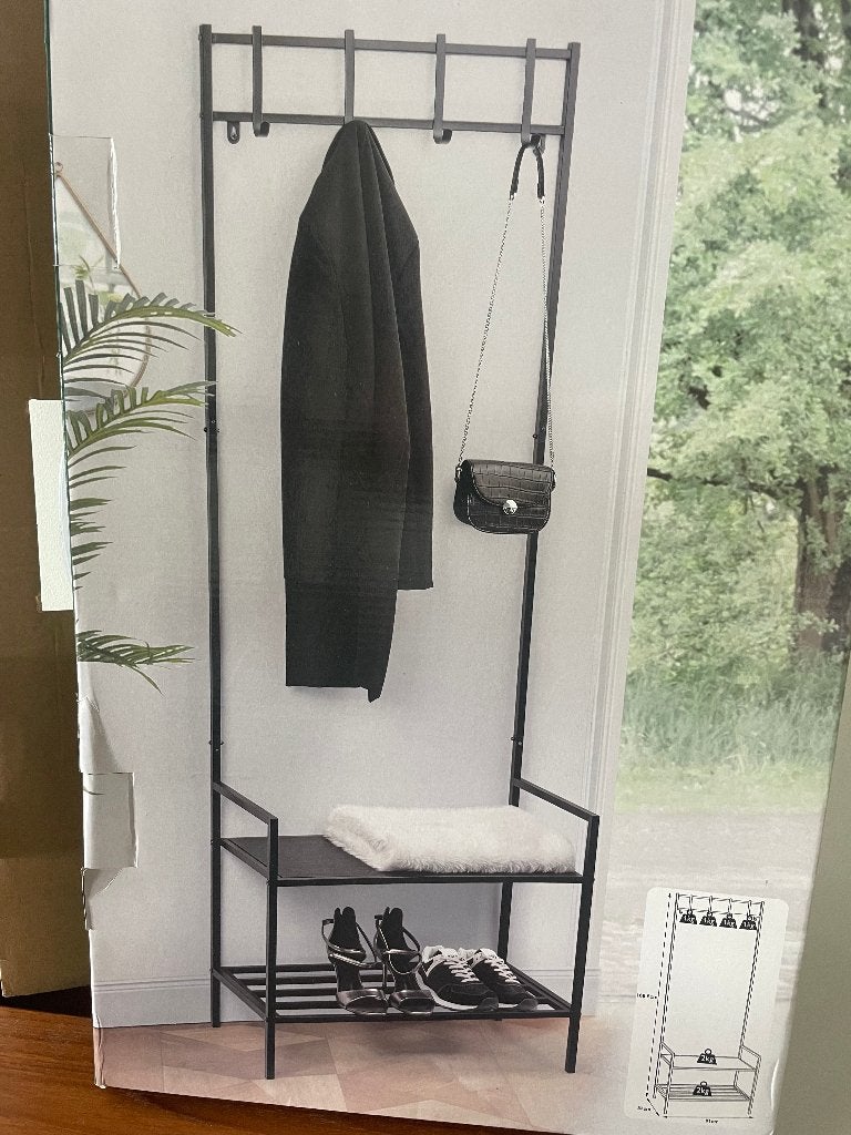 Kapstok als nieuw, Huis en Inrichting, Woonaccessoires | Kapstokken, Ophalen of Verzenden, Zo goed als nieuw, Metaal, Staande kapstok