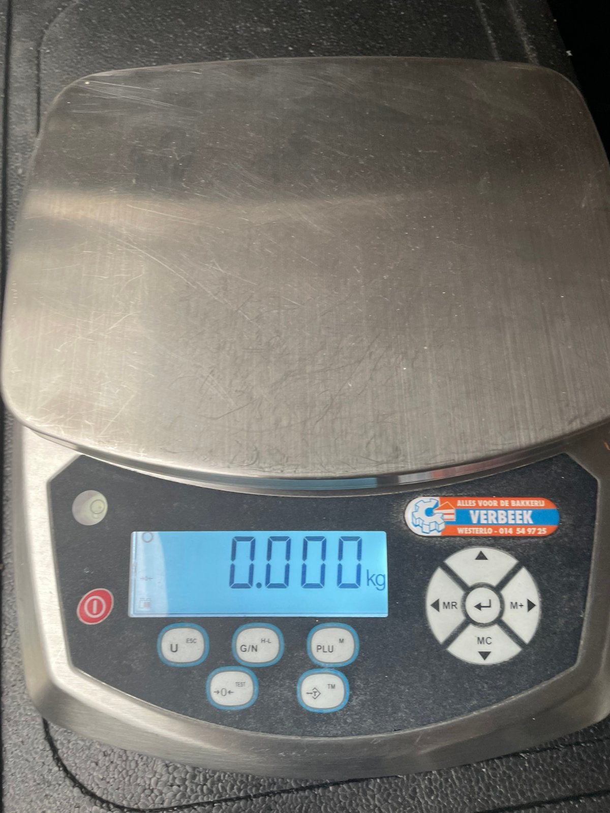 Professionele weegschaal 30 kg san jamar, Elektronische apparatuur, Weegschalen, Ophalen of Verzenden, Zo goed als nieuw