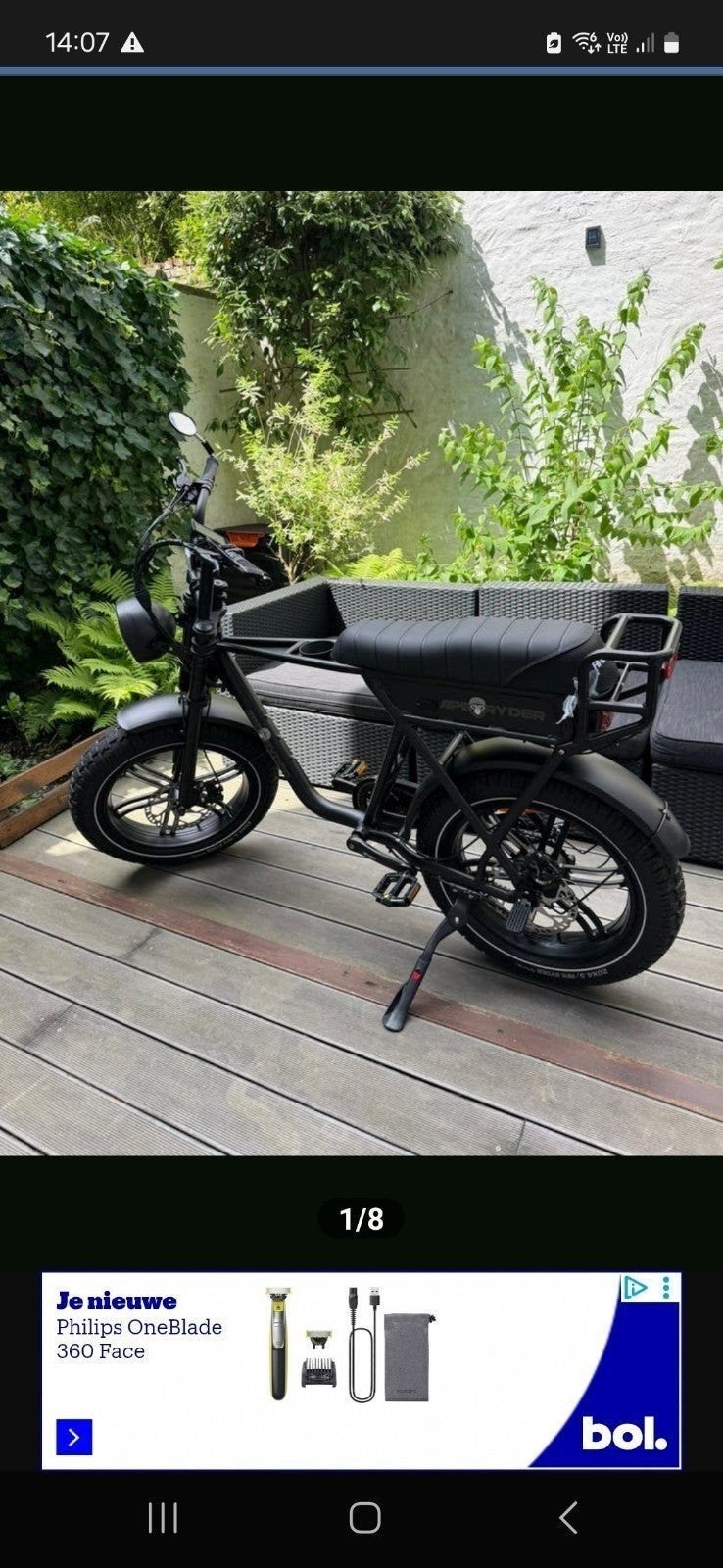 APE RYDER A10 NET GEKOCHT PERFECTE STAAT, Fietsen en Brommers, Ophalen, Nieuw, 50 km per accu of meer